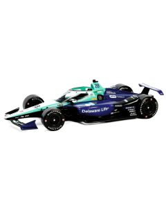 Dallara IndyCar #28 Marcus Ericsson "Delaware Life" Andretti Autosport "NTT IndyCar Series" (2024) 1/18 Diecast Model Car by Greenlight