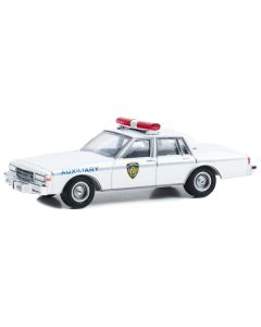 1989 Chevrolet Caprice "New York Police Department (NYPD)" White with NYPD Squad Number Decal Sheet "Hobby Exclusive" Series 1/64 Diecast Model Car by Greenlight