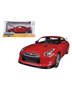 2009 Nissan GT-R R35 Red 1/24 Diecast Car Model by Jada