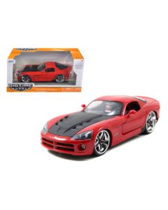 2008 Dodge Viper SRT10 Red 1/24 Diecast Car Model by Jada