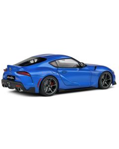 2021 Toyota GR Supra Horizon Blue Metallic 1/18 Diecast Model Car by Solido