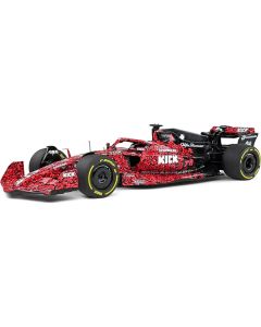 Alfa Romeo C43 "Alfa Romeo F1 Team x BOOGIE" Art Car Formula One F1 "World Championship" (2023) "Competition" Series 1/18 Diecast Model Car by Solido