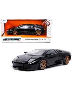 Lamborghini Murcielago LP640 Black with Copper Wheels "Hyper-Spec" Series 1/24 Diecast Model Car by Jada