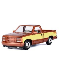 1992 Chevrolet 454 SS Pickup Truck Copper Metallic with Beige Sides "American Classics" Series 1/24 Diecast Model Car by Motormax