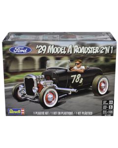 Level 5 Model Kit 1929 Ford Model A Roadster 2-in-1 Kit 1/25 Scale Model by Revell