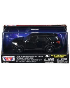 2022 Ford Police Interceptor Utility Black Unmarked 