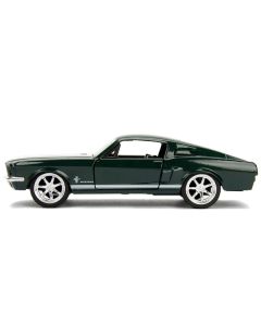 Sean's Ford Mustang Dark Green with White Stripes 