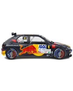 Peugeot 306 Maxi #4 Sebastien Loeb - Daniel Elena "Red Bull" "Rally Mont-Blanc" (2021) "Competition" Series 1/18 Diecast Model Car by Solido