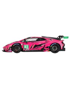 Lamborghini Huracan GT3 EVO2 #83 Sarah Bovy - Rahel Frey - Michelle Gatting - Doriane Pin "Iron Dames" IMSA GTD "24 Hours of Daytona" (2023) 1/18 Model Car by Top Speed