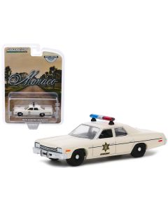 1975 Dodge Monaco Cream "Hazzard County Sheriff" "Hobby Exclusive" 1/64 Diecast Model Car by Greenlight