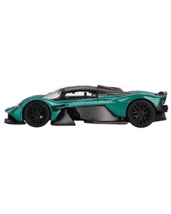 Aston Martin Valkyrie Racing Green Metallic Limited Edition to 3960 pieces Worldwide 1/64 Diecast Model Car by Mini GT