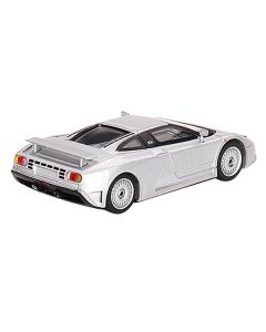 Bugatti EB110 GT Grigio Chiaro Silver Metallic Limited Edition to 3600 pieces Worldwide 1/64 Diecast Model Car by Mini GT