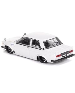 Datsun 510 Street "Nismo V2" White (Designed by Jun Imai) "Kaido House" Special 1/64 Diecast Model Car by Mini GT