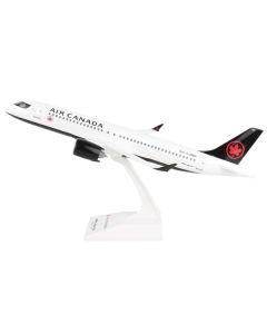 Airbus A220-300 Commercial Aircraft "Air Canada" (C-GROV) White with Black Tail (Snap-Fit) 1/100 Plastic Model by Skymarks