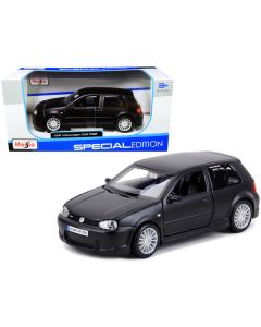 Volkswagen Golf R32 Matt Black "Special Edition" Series 1/24 Diecast Model Car by Maisto