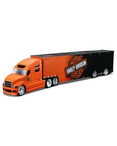 Harley Davidson Custom Hauler Trailer Orange "Custom Haulers" Series 1/64 Diecast Model by Maisto