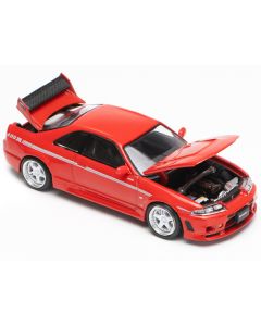 GTR Nismo 400R RHD (Right Hand Drive) Red 1/64 Diecast Model Car by Pop Race