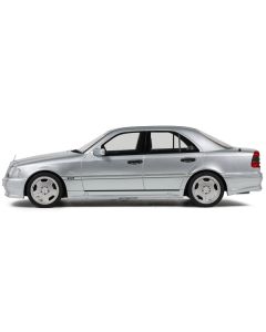 1990 Mercedes-Benz C36 AMG W202 Brilliant Silver Metallic Limited Edition to 3000 pieces Worldwide 1/18 Model Car by Otto Mobile