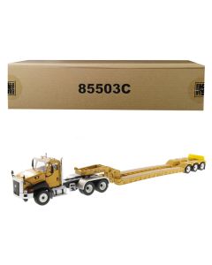 Cat Caterpillar CT660 Day Cab with XL 120 Low-Profile HDG Lowboy Trailer and Operator "Core Classics" Series 1/50 Diecast Model by Diecast Masters