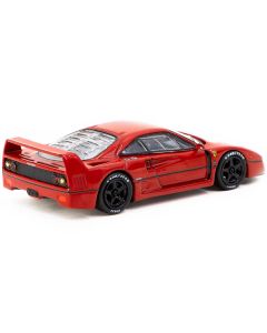 Ferrari F40 Lightweight Red "Road64" Series 1/64 Diecast Model Car by Tarmac Works