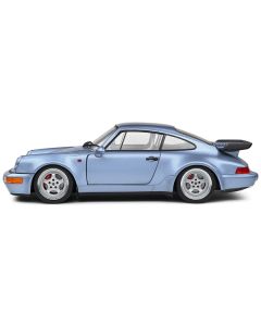 1990 Porsche 911 (964) Turbo Horizon Blue Metallic 1/18 Diecast Model Car by Solido