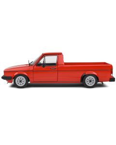 1983 Volkswagen Caddy MK 1 Pickup Truck Mars Red 1/18 Diecast Model Car by Solido