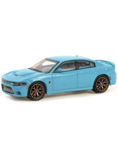 2016 Dodge Charger SRT Hellcat B5 Blue "GreenLight Muscle" Series 28 1/64 Diecast Model Car by Greenlight