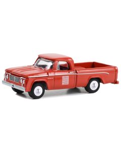 1963 Dodge D-100 Pickup Truck "47th International 500 Mile Sweepstakes - Indianapolis 500 Official Truck" Red "Hobby Exclusive" Series 1/64 Diecast Model Car by Greenlight