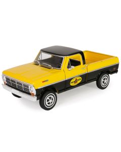 1969 Ford F-100 Pickup Truck "Pennzoil" Yellow and Black "Running on Empty" Series 7 1/24 Diecast Model Car by Greenlight