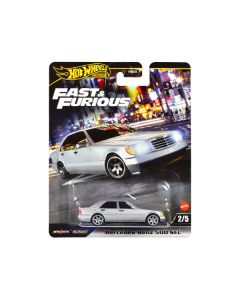 Mercedes-Benz 500 SEL Silver Metallic "The Fast and the Furious: Tokyo Drift" (2006) Movie "Fast & Furious" Series Diecast Model Car by Hot Wheels