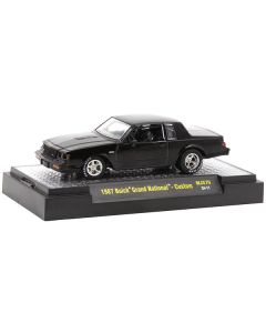 1987 Buick Grand National Custom Black Limited Edition to 5500 pieces Worldwide 1/64 Diecast Model Car by M2 Machines