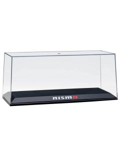 Collectible Display Show Case with Black Plastic Base "Nismo" for 1/18-1/24 Scale Model Cars by Autoart