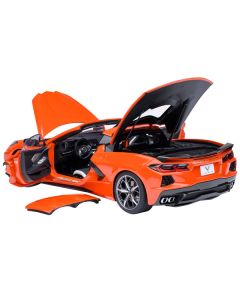 2020 Chevrolet Corvette C8 Stingray Sebring Orange 1/18 Model Car by Autoart