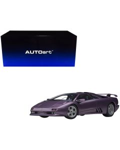 Lamborghini Diablo SE30 Jota Viola SE30 / Purple Metallic with Blue Interior 1/18 Model Car by Autoart