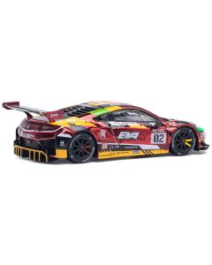 Honda NSX GT3 EVO22 #02 Red Metallic "EVA RT Production Model-02" 1/64 Diecast Model Car by Pop Race