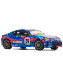 Subaru BRZ #88 Blue with Graphics "Tokyo Subaru Racing" 1/64 Diecast Model Car by Pop Race