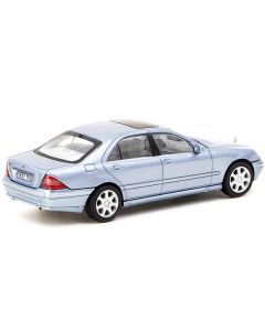 Mercedes-Benz S-Class Horizon Blue Metallic "Global64" Series 1/64 Diecast Model by Tarmac Works