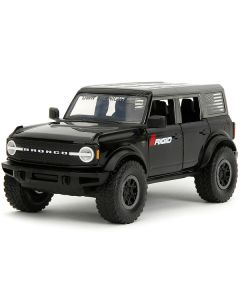 2021 Ford Bronco Badlands Black "Rigid" with Extra Wheels "Just Trucks" Series 1/24 Diecast Model Car by Jada