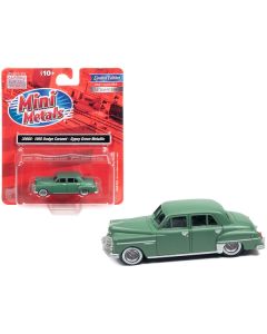 1950 Dodge Coronet Gypsy Green Metallic 1/87 (HO) Scale Model Car by Classic Metal Works