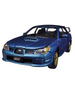 Subaru Impreza WRX STi Blue Metallic 1/24 Diecast Model Car by Motormax