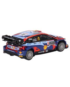 Hyundai i20 N Rally1 Hybrid #11 Thierry Neuville - Martijn Wydaeghe "Hyundai Shell Mobis WRT" 3rd Place "Monte Carlo Rally" (2023) Limited Edition to 3960 pieces Worldwide 1/64 Diecast Model Car by Mini GT