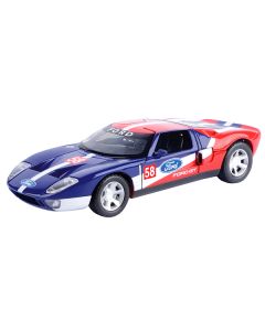 Ford GT Concept #58 Blue and Red with White Stripes "GT Racing" Series 1/24 Diecast Model Car by Motormax