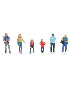 "Family Day" 6 piece Diecast Figure Set Limited Edition for 1/64 Scale Models by American Diorama