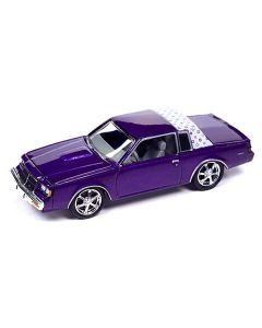 1987 Buick Regal T-Type Purple Metallic Limited Edition to 3600 pieces Worldwide 1/64 Diecast Model Car by Johnny Lightning