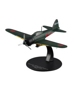 Mitsubishi A6M2B (Zero Model 21) Aircraft "Tetsuzo Iwamoto 253rd Naval Flying Group" Imperial Japanese Navy Air Service 1/72 Diecast Model by DeAgostini