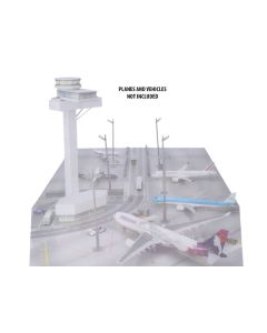 Airport Tower Cardboard Foldable Diorama for 1/200 Scale Models by Herpa