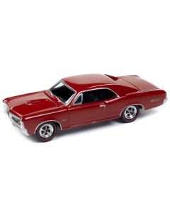 1966 Pontiac GTO Montero Red "USPS (United States Postal Service)" Pop Culture 2024 Release 1 1/64 Diecast Model Car by Johnny Lightning