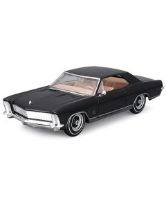 1965 Buick Riviera Gran Sport Black Metallic "Special Edition" Series 1/26 Diecast Model Car by Maisto