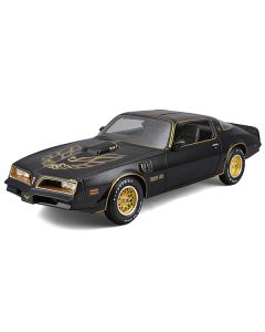 1978 Pontiac Firebird Trans Am Black Metallic with Hood Graphics "Special Edition" Series 1/18 Diecast Model Car by Maisto