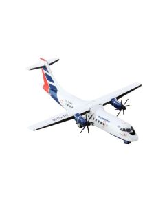 ATR 42-500 Commercial Aircraft "Cubana Airlines" (CU-T1240) White with Red and Blue Stripes 1/400 Diecast Model Airplane by GeminiJets